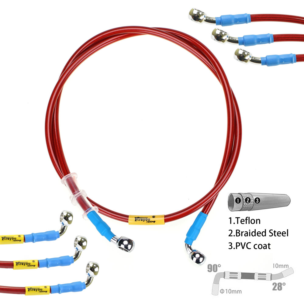 Motorcycle Brake Cable - 400-2400 мм тормозной шланг гидравлический кабель